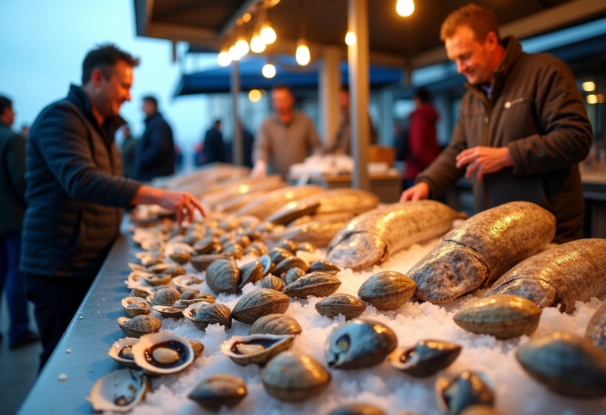 marché d arcachon : une escapade épicurienne au bord de l océan - marché  arcachon