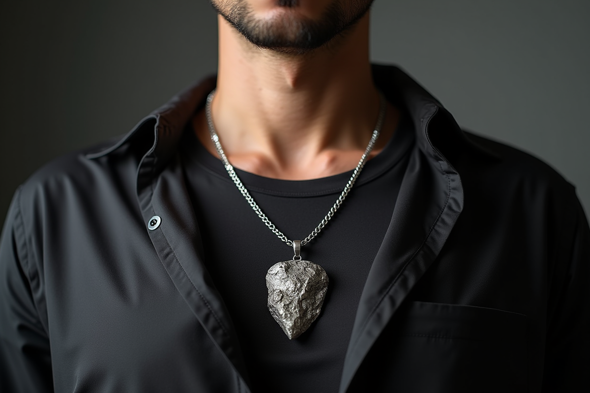 collier homme